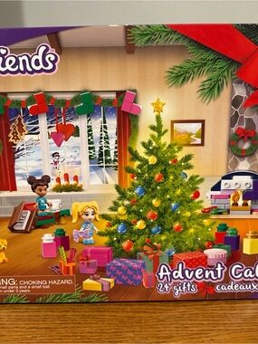 Friends Holiday Advent Calendar Building Set - Green Christmas Tree